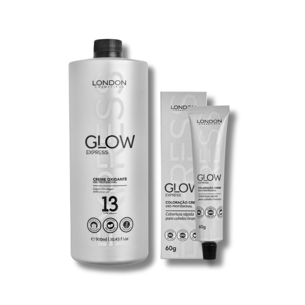 Glow Express Professional Kit – Color + Oxidant 13 Vol